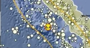 BREAKING NEWS – Gempa 6,4 SR Guncang Aceh, Berpusat di Sinabang Terasa Hingga Medan