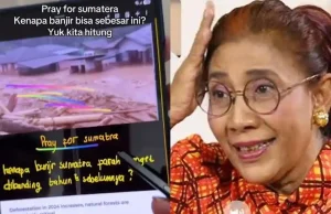 Viral Alumni ITB Bongkar Pemicu Banjir di Sumatera, Susi Pudjiastuti: Saya yang Bodoh Jadi Mengerti